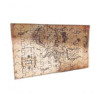 Quebra-cabeça Puzzle Mapa Terra Média De 80 Peças Mdf