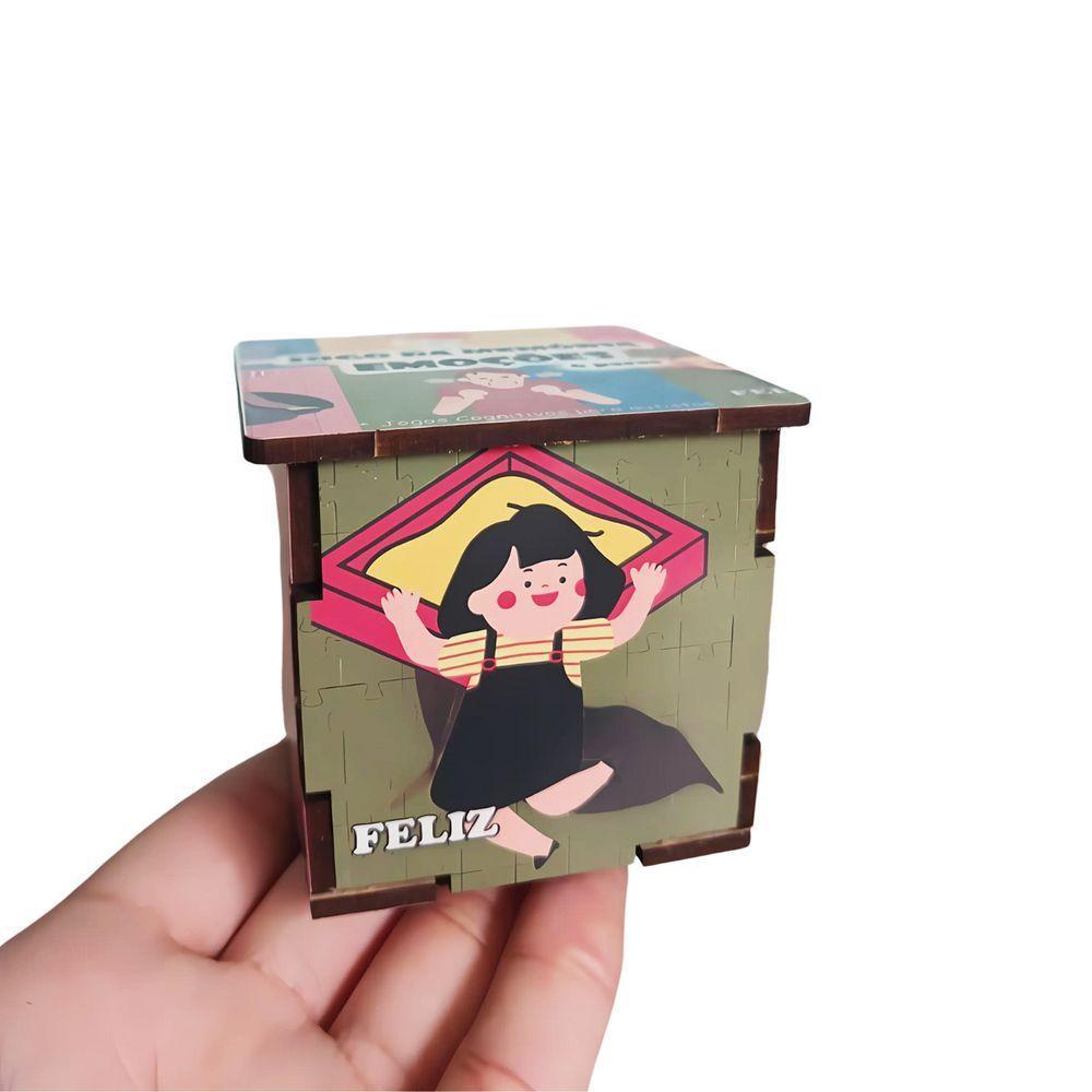 Super Jogo Das Emoções 6 Pares Com Caixa Em Mdf - 4