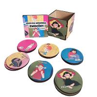 Super Jogo Das Emoções 6 Pares Com Caixa Em Mdf - 1