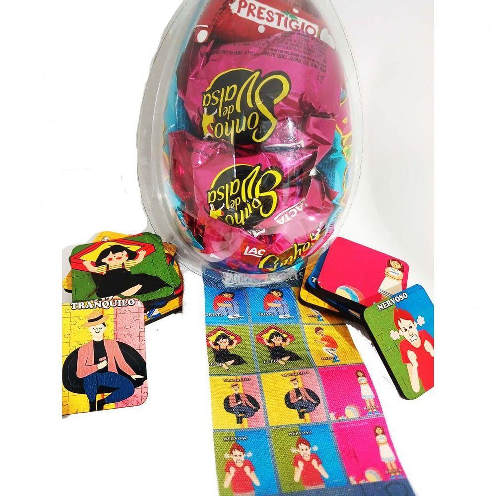 Páscoa Para Autistas Jogo Da Memória Emoções 6 Pares + Chocolates E Guloseimas - 3