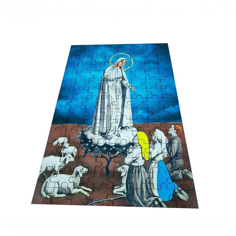 Quebra-cabeça Mdf Nossa Senhora De Fátima E Os Pastorinhos - 2