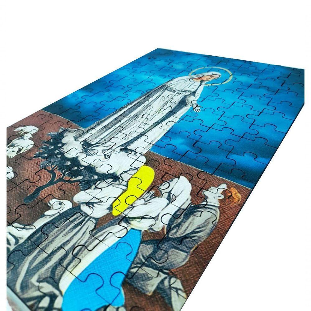 Quebra-cabeça Mdf Nossa Senhora De Fátima E Os Pastorinhos - 3