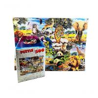 Quebra-cabeça Puzzle Reunião De Animais De 300 Peças Em Mdf - 2