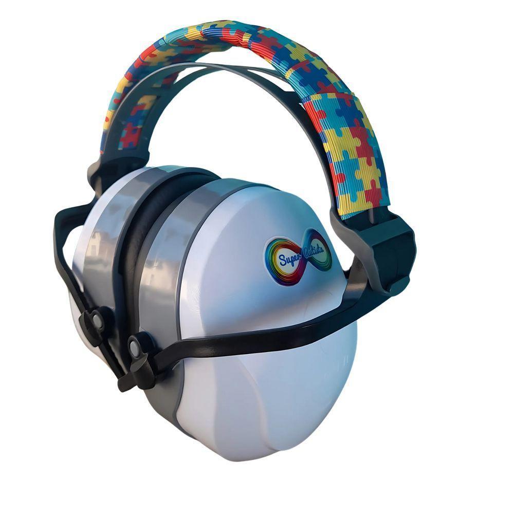 Abafador De Ruido 26 Db Branco Para Autistas - 3