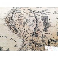 Quebra-cabeça Puzzle Mapa Terra Média De 300 Peças Em Mdf - 1