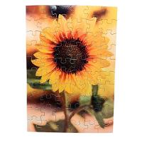 Kit 4 Quebra-cabeças Relaxante Flores Floral 40 Peças - 1