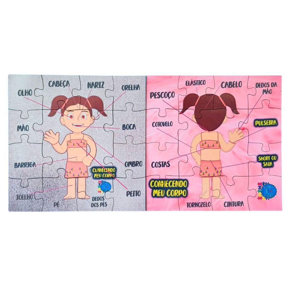 Jogo Montando O Corpo Humano Meninas Com Acessórios - 4