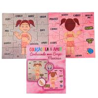 Jogo Montando O Corpo Humano Meninas Com Acessórios - 2