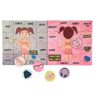 Jogo Montando O Corpo Humano Meninas Com Acessórios - 3