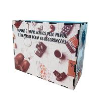 Cofre Desafio Nossa Viagem Dos Sonhos Em Mdf Junte 40 Mil - 1