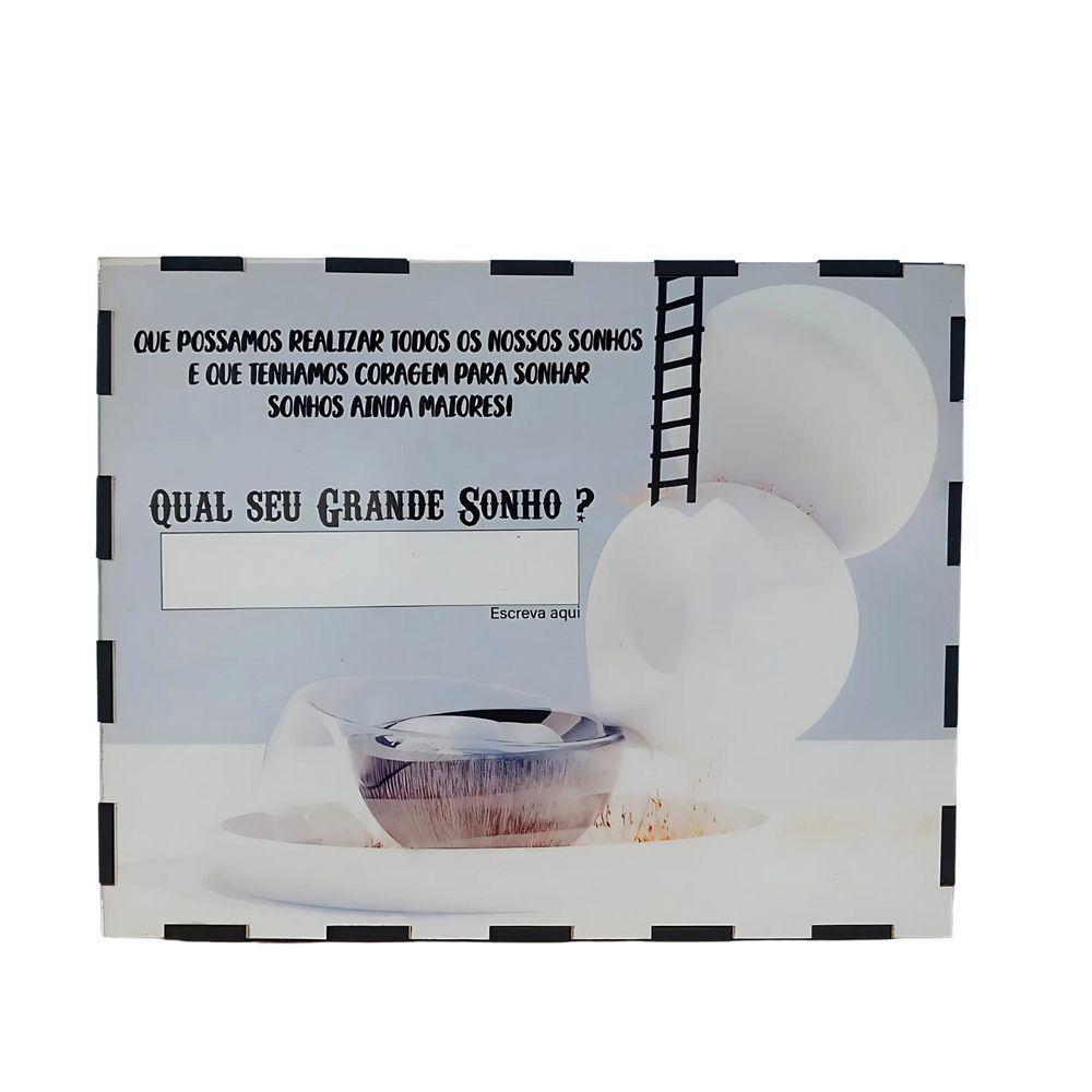 Cofre Desafio Realizar Sonhos Meta Junte 40 Mil Cofrinho Em Mdf - 1