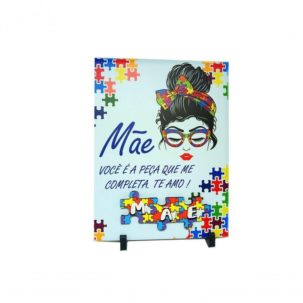 Porta Retrato Lembrança Azulejo Decorativo Mães De Autistas - 2