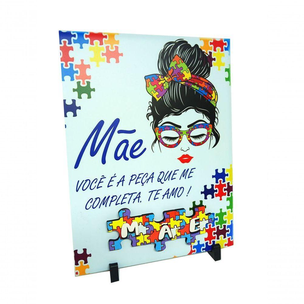 Porta Retrato Lembrança Azulejo Decorativo Mães De Autistas - 3