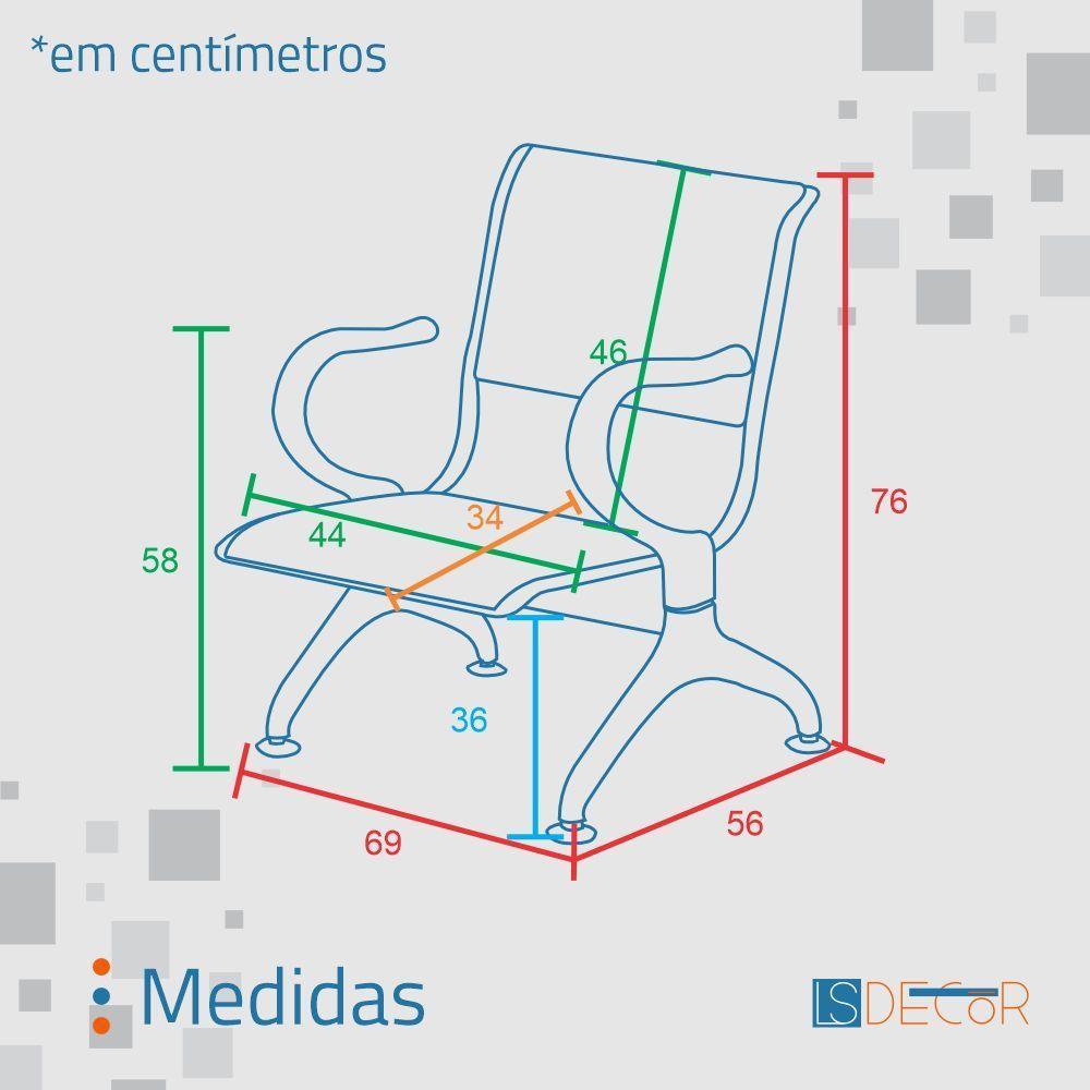 Cadeira Longarina Sem Estofado Cromada 1 Lugar - 2