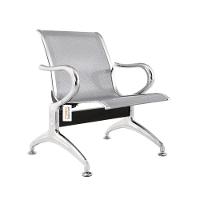 Cadeira Longarina Sem Estofado Cromada 1 Lugar - 1