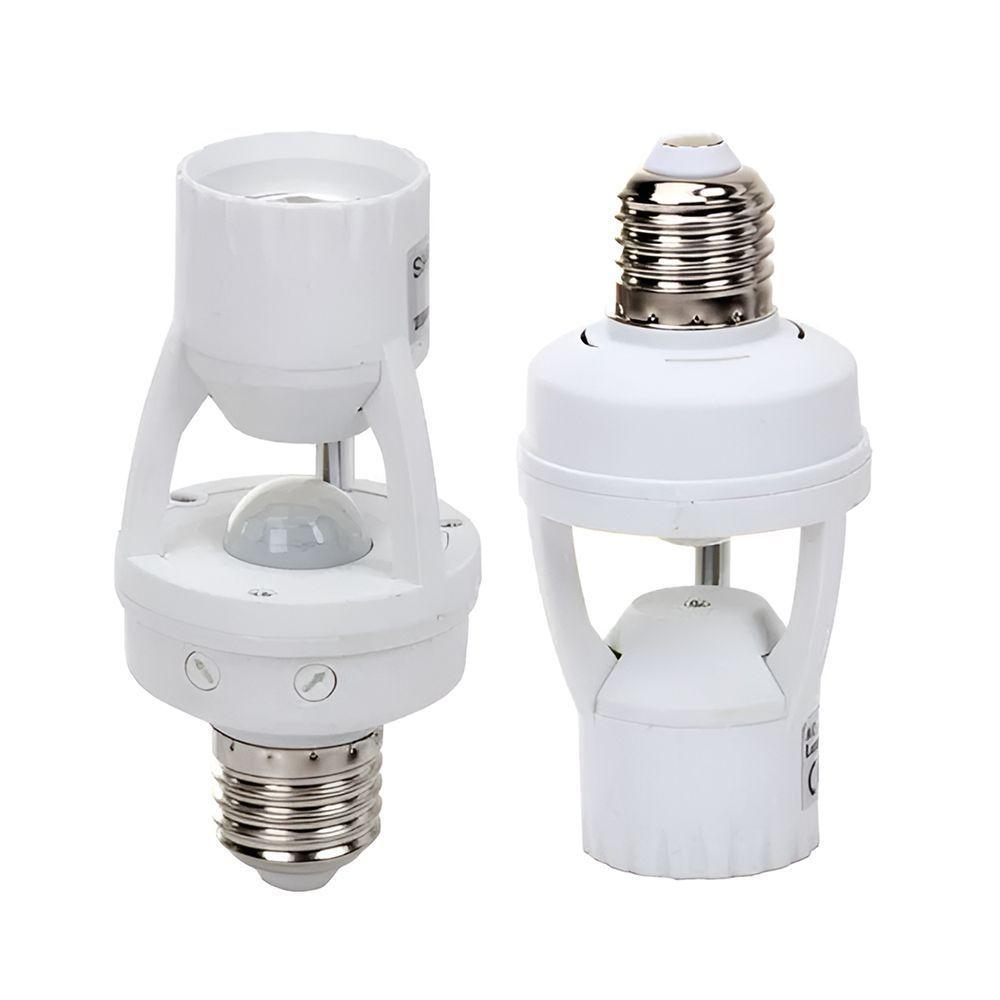 Sensor De Movimento Para Lâmpada Soquete E27 Detecção 360 Graus Até 6 Metros Resistente A Chuvas - 3