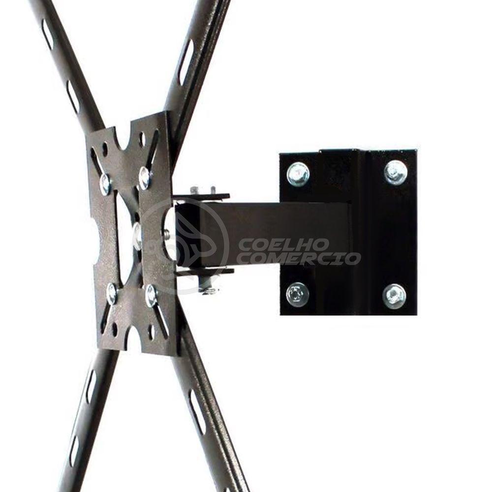 Suporte De Tv Tri Articulado Canaã 10\" A 55\" Monitores E Tvs 3d Plasma Lcd E Led Suporta Até 40kg - 6