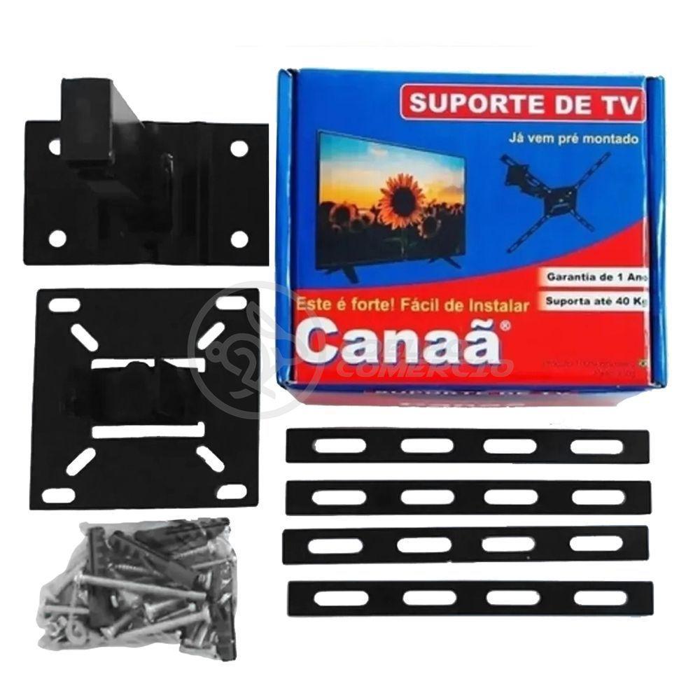 Suporte De Tv Tri Articulado Canaã Para Monitores Tvs 3d Plasma Lcd E Led De 23" Suporta 40 Kg - 4
