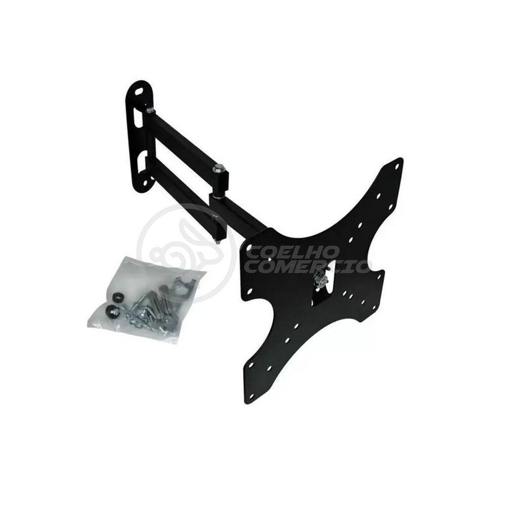 Suporte De Tv C312 Articulado 150 Graus Para Monitores Tvs 3d Plasma Suporta 30 Kg Lcd E Led De 49" - 8