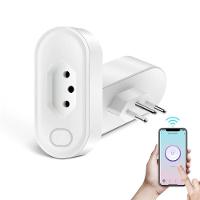 Tomada Inteligente 10a Bivolt Compatível Com Controle De Voz Casa Inteligente Alexa E Google Home