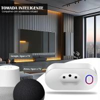 Tomada Inteligente 10a Bivolt Compatível Com Controle De Voz Casa Inteligente Alexa E Google Home - 5