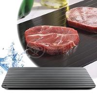 Tábua De Descongelar Carne Bendeja De Alumínio De Alta Condutividade Térmica 2 Vezes Mais Rápida - 3