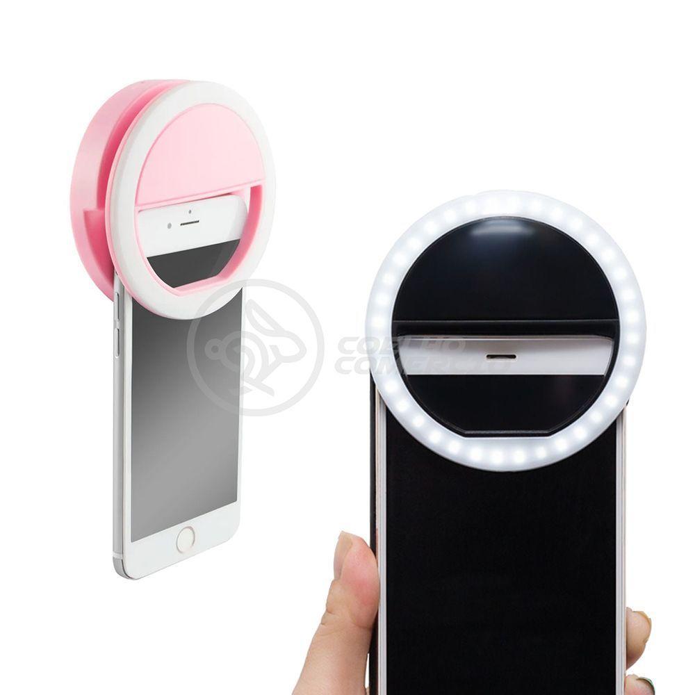 Ring Light 12 Polegadas Com Tripé De 1,5m + Mini Ring Light De Celular + Microfone Lapela - 3