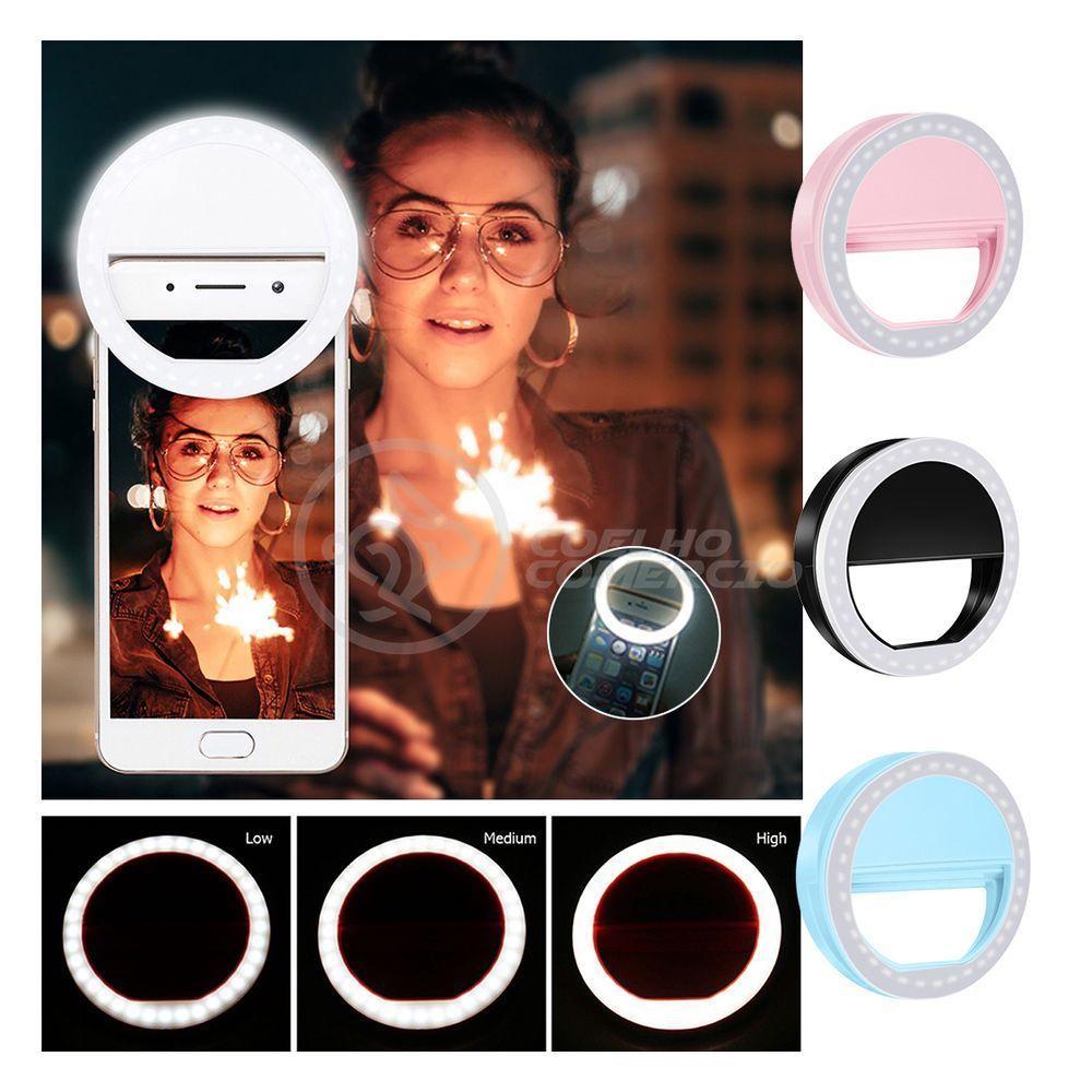 Ring Light 12 Polegadas Com Tripé De 1,5m + Mini Ring Light De Celular + Microfone Lapela - 4