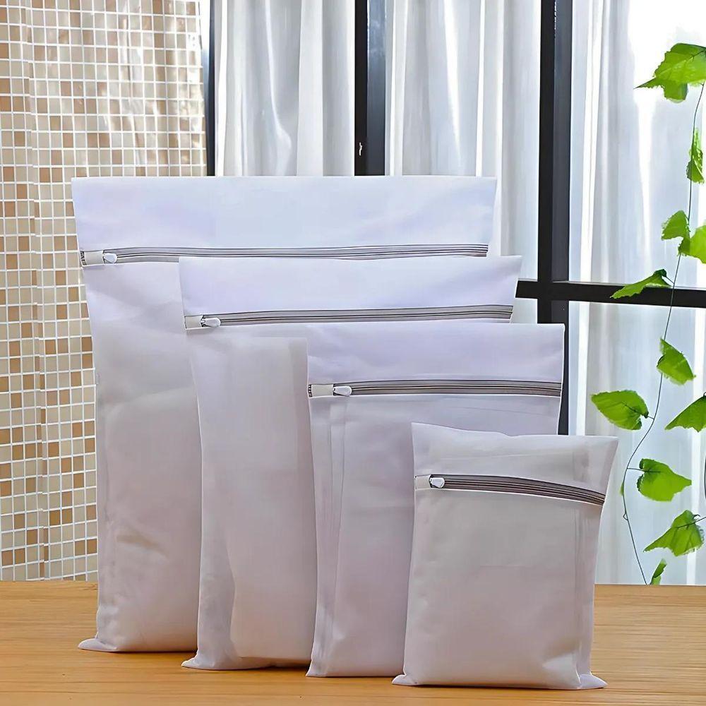 Saco De Lavanderia E Armazenamento Poliéster Com Zíper - 4