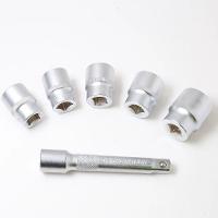 Jogo Chaves Soquete 25 Peças Catraca 1/2 Kit Ferramentas Completo Maleta Cachimbo Roda 8-22mm Profissional - 3