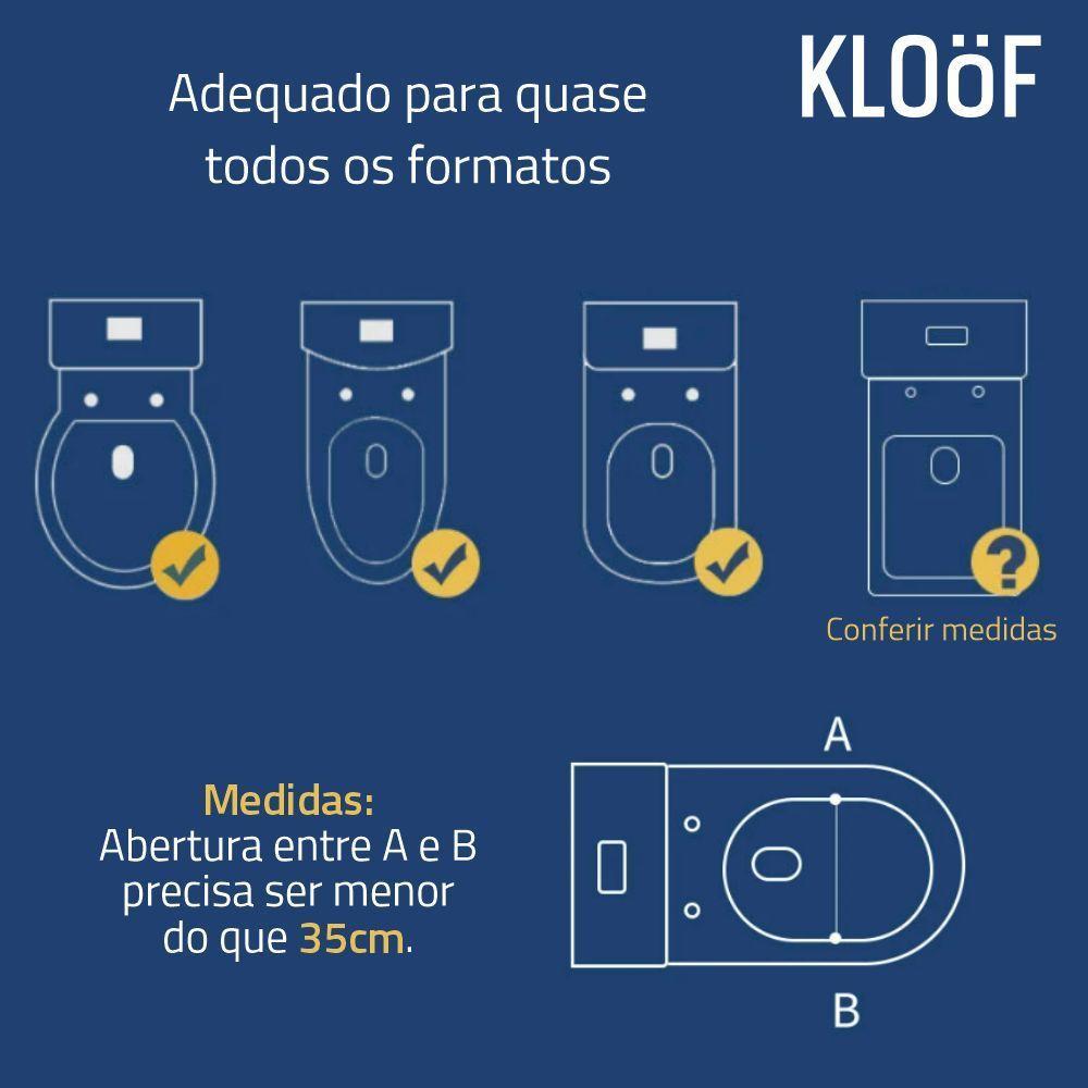 Assento Sanitário Infantil Com Escada Azul - 5