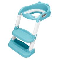 Assento Sanitário Infantil Com Escada Azul - 1
