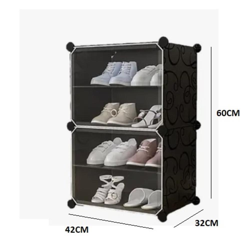 Armário Multifuncional Desmontável Com 4 Prateleiras - 2