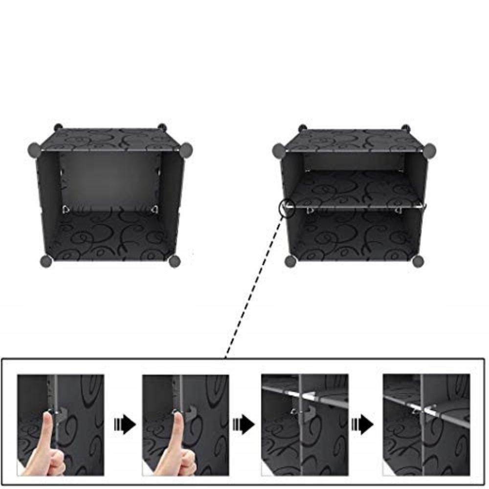 Armário Multifuncional Desmontável Com 4 Prateleiras - 3