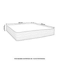 Colchão King Molas Pocket 193x203x32cm Double Face Kingdom New - Castor - 6