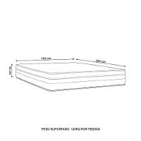 Colchão King Molas Pocket 193x203x32cm One Face Premium Gel - Castor - 2