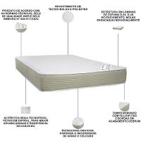 Colchão King Molas Pocket 193x203x30cm One Face Revolution Tecnopedic - Castor - 2