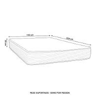 Colchão King Molas Pocket 193x203x30cm One Face Revolution Tecnopedic - Castor - 5