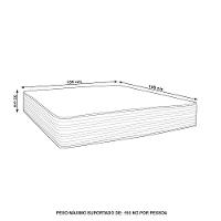 Colchão Queen Molas Pocket 158x198x32cm Double Face Kingdom New - Castor - 5