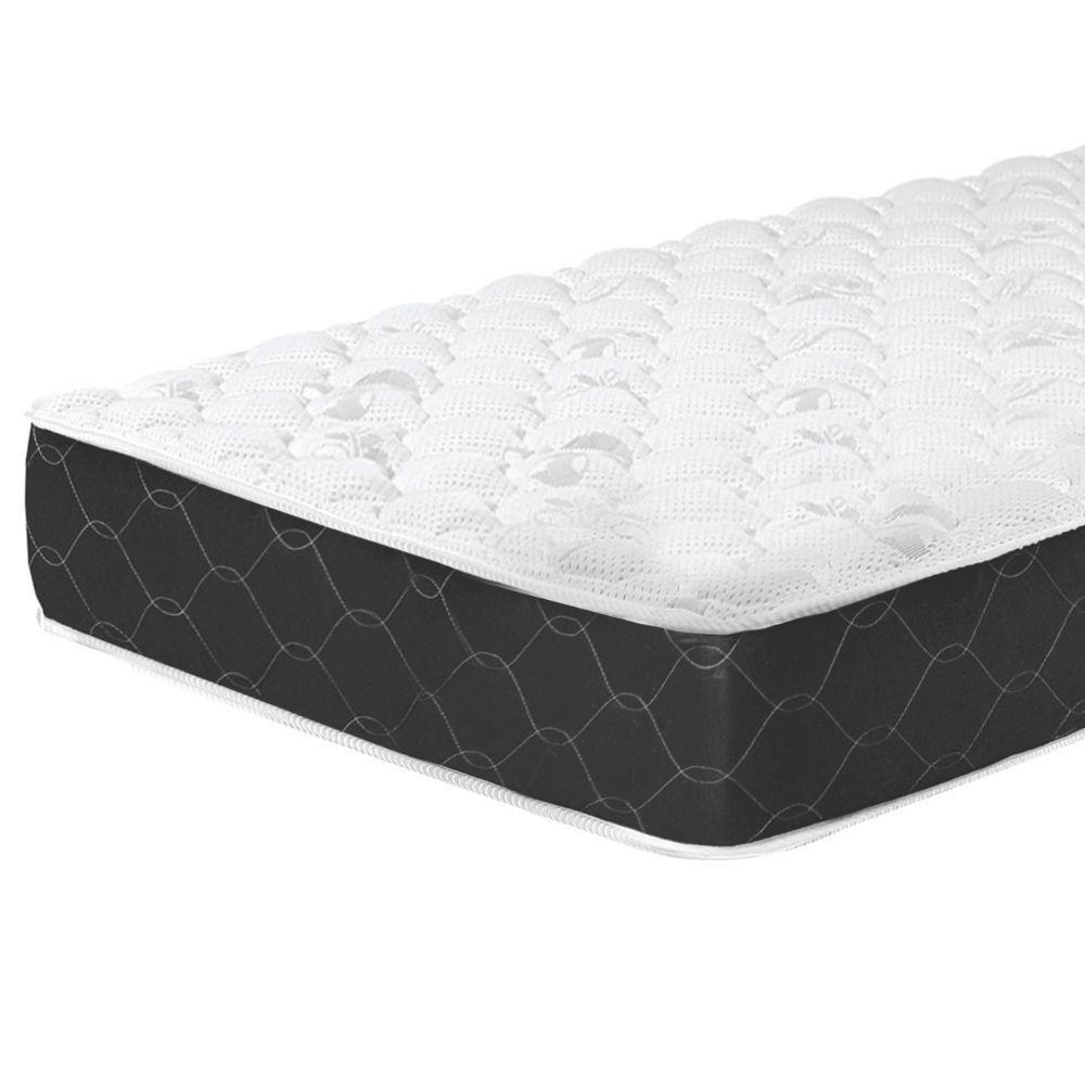 Colchão Solteiro Espuma D33 88x188x27cm Double Face Black - 3
