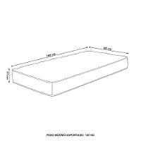 Colchão Solteiro Espuma D33 88x188x27cm Double Face Black - 5