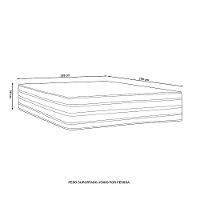 Colchão Queen Molas Pocket 158x198x36cm Double Face Premium Gel - Castor - 5