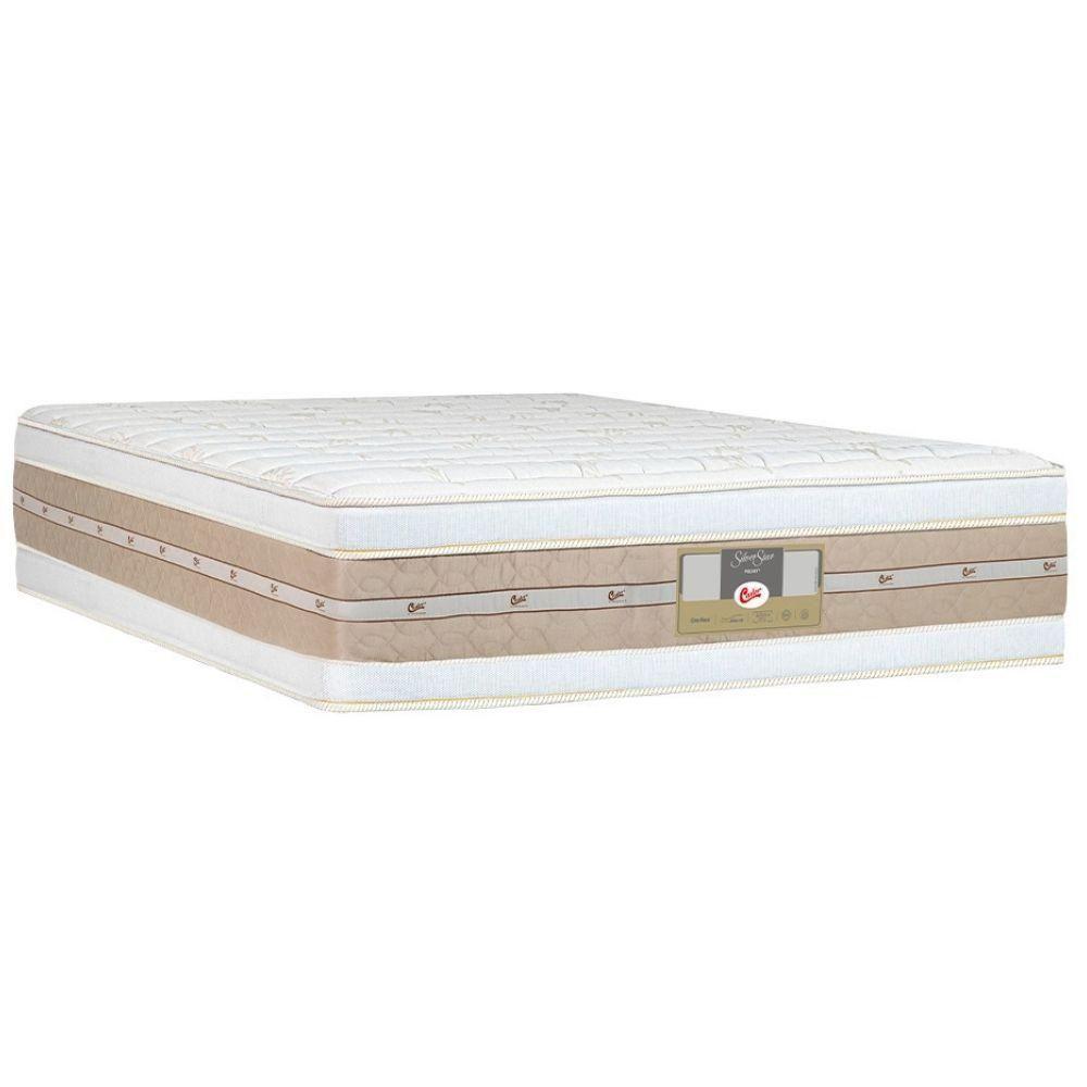 Colchão Queen Molas Air Pocket 158x198x34cm Double Face Silver Star - Castor - 1