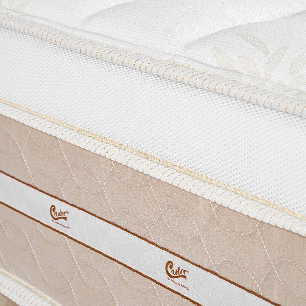 Colchão Queen Molas Air Pocket 158x198x34cm Double Face Silver Star - Castor - 2