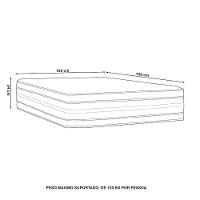 Colchão Queen Molas Air Pocket 158x198x34cm Double Face Silver Star - Castor - 5