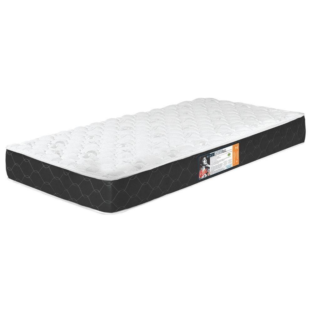 Colchão Solteiro Espuma D33 88x188x23cm One Face Black - 1