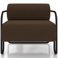 Kit 02 Poltronas Decorativa Pés Industrial Moscou K01 Veludo Marrom - Lyam Decor - 3