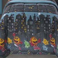 Kit Edredom Alegria Dupla Face Solteiro 2 Peças Malha Estampada 100% Algodão Video Game - 3