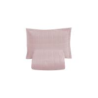 Kit Cobre Leito Colcha Dual Solteiro 2 Peças Matelado Dupla Face Liso Rose 100% Poliéster - 5