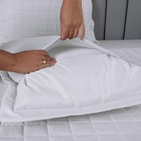 Kit Cobre Leito Colcha Dual Solteiro 2 Peças Matelado Dupla Face Liso Branco 100% Poliéster - 3